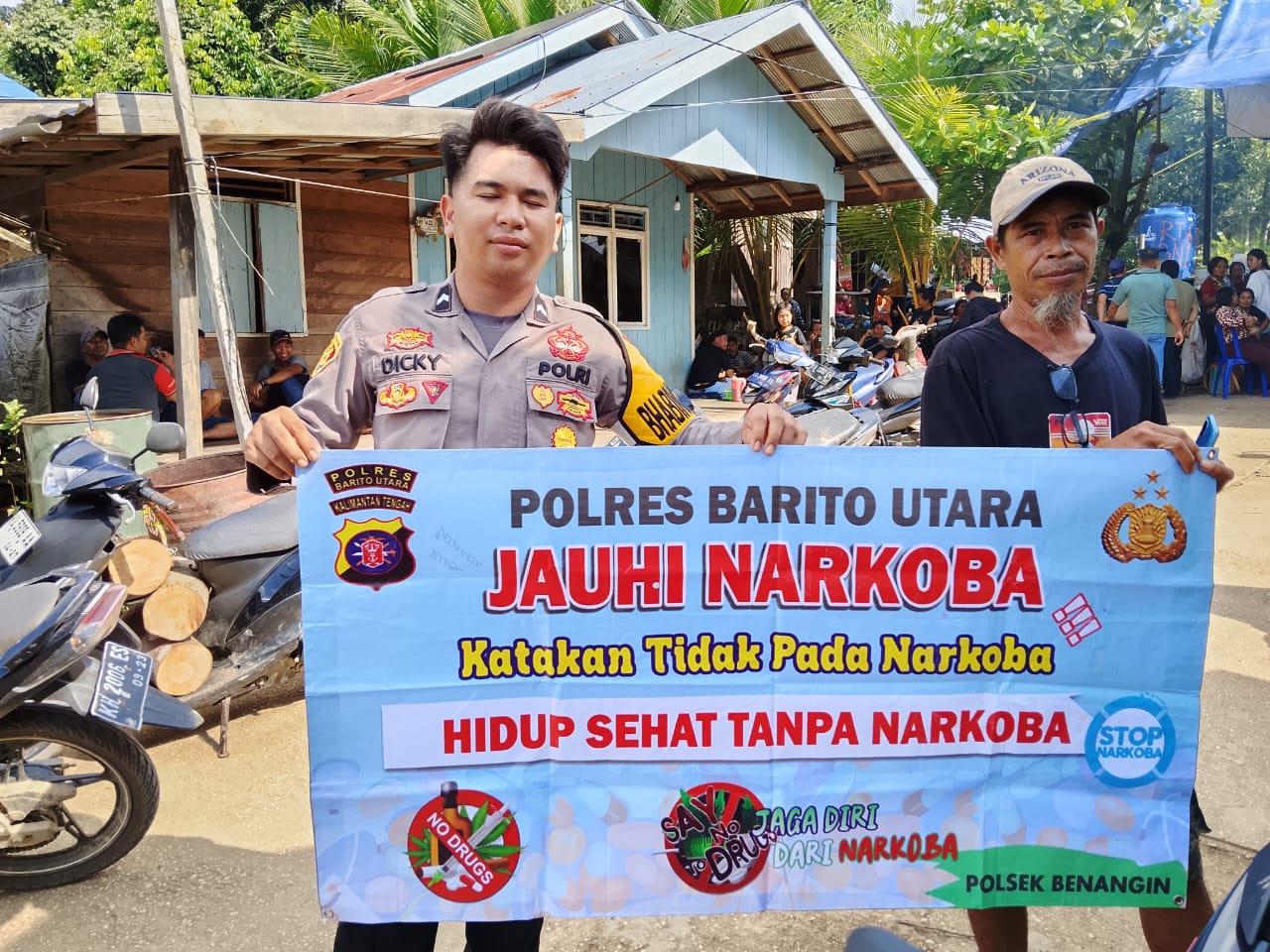 Polsek Teweh Timur Gencarkan Kampanye Anti Narkoba Demi Selamatkan Generasi Muda