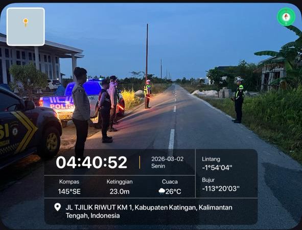 PELAKSANAAN GIAT PATROLI SAHUR DAN ANTIPASI BALAPAN LIAR OLEH PERSONIL SAMAPTA.