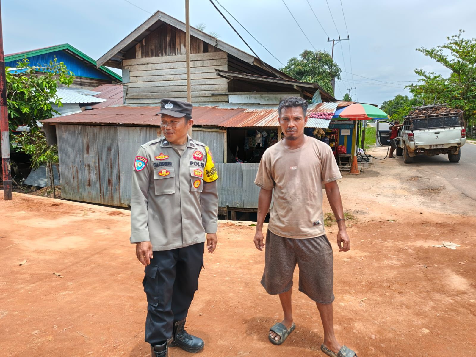 Polsek Katingan Tengah Sambang Kamtibmas