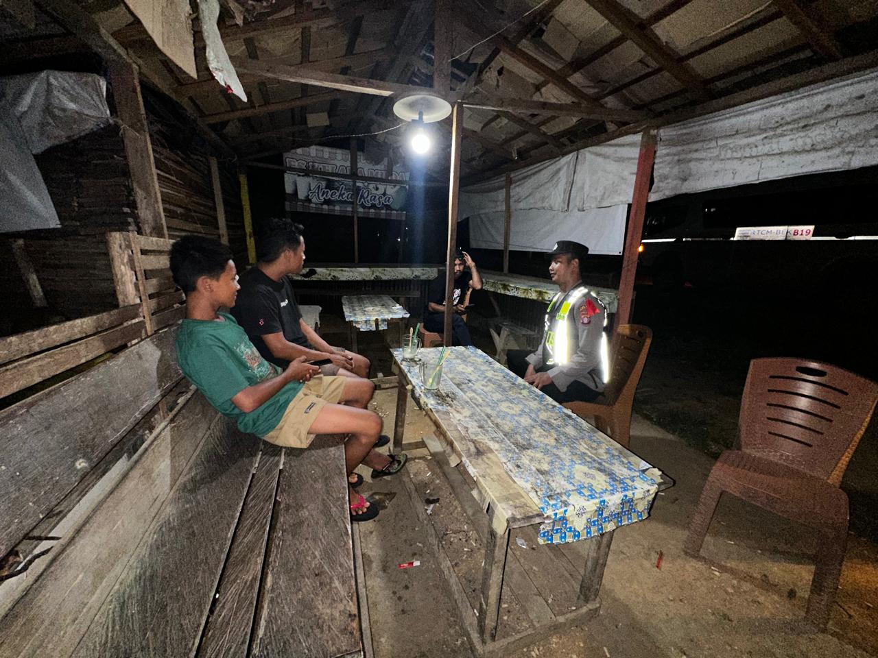 Patroli Malam Ditingkatkan, Polsek Teweh Timur Antisipasi Gangguan Kamtibmas