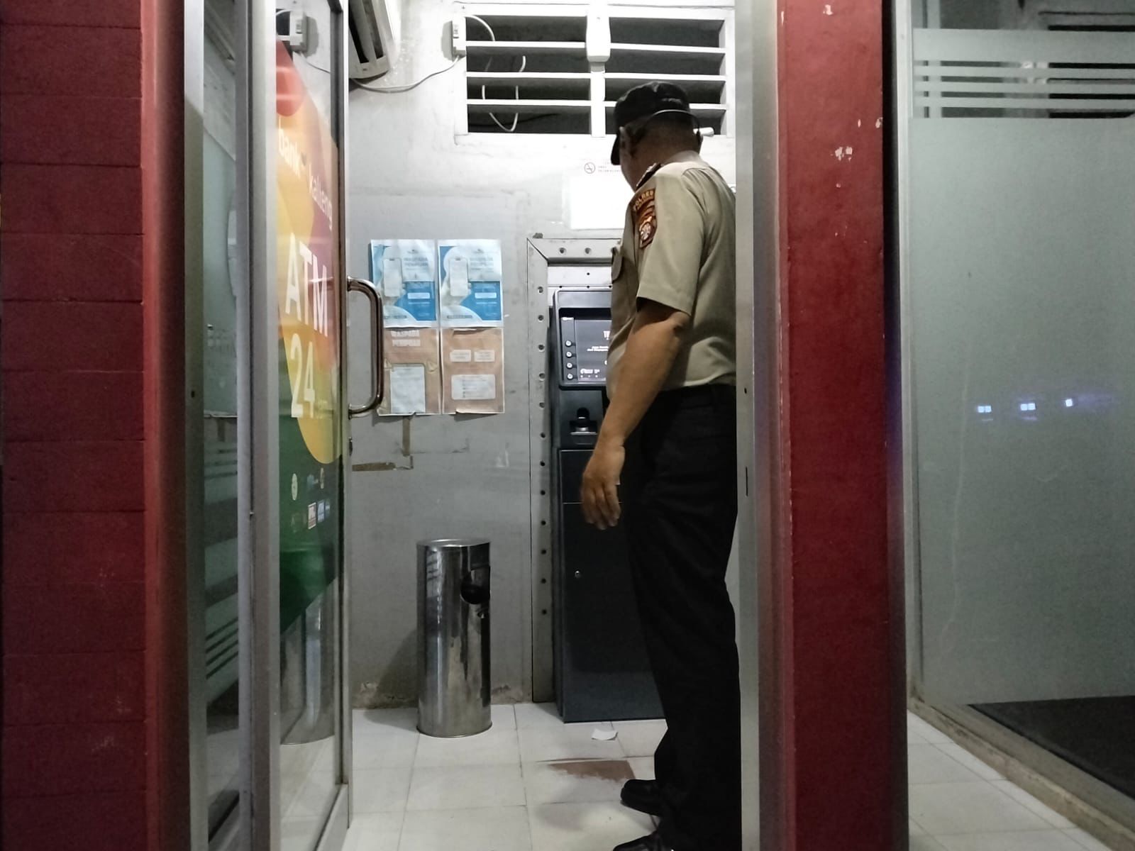 Cegah Gangguan Kamtibmas, Piket Polsek Bulik Patroli ATM