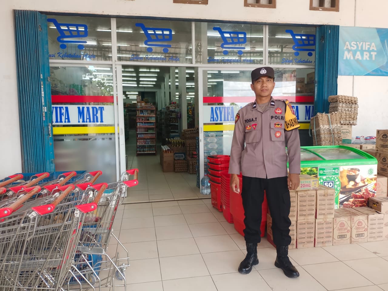 Polsek Sematu jaya Polres Lamandau terus melakukan upaya dalam menjaga keamanan dan ketertiban masyarakat (Kamtibmas)