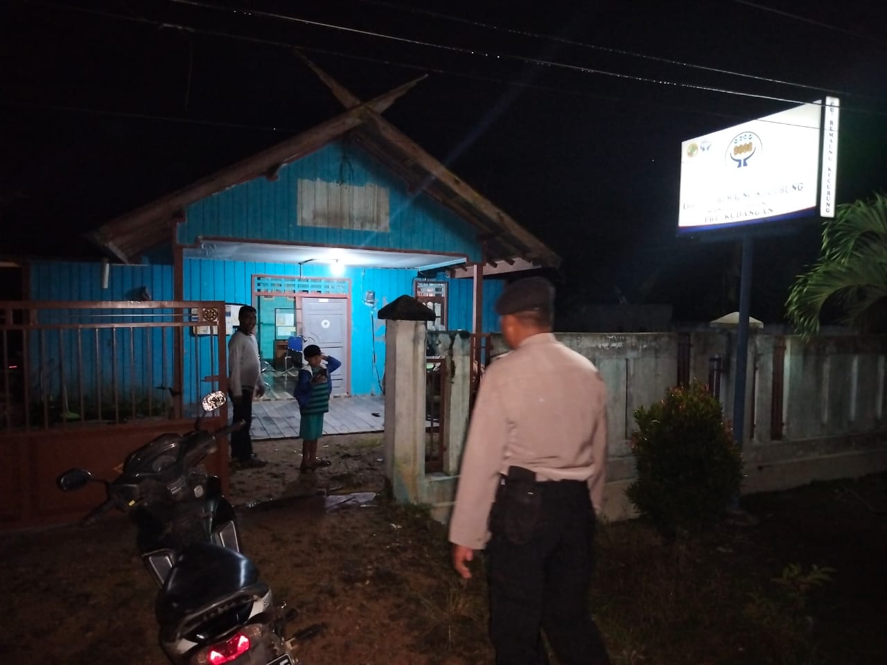 Piket Polsek Delang melaksanakan patroli diwilkum Polsek Delang