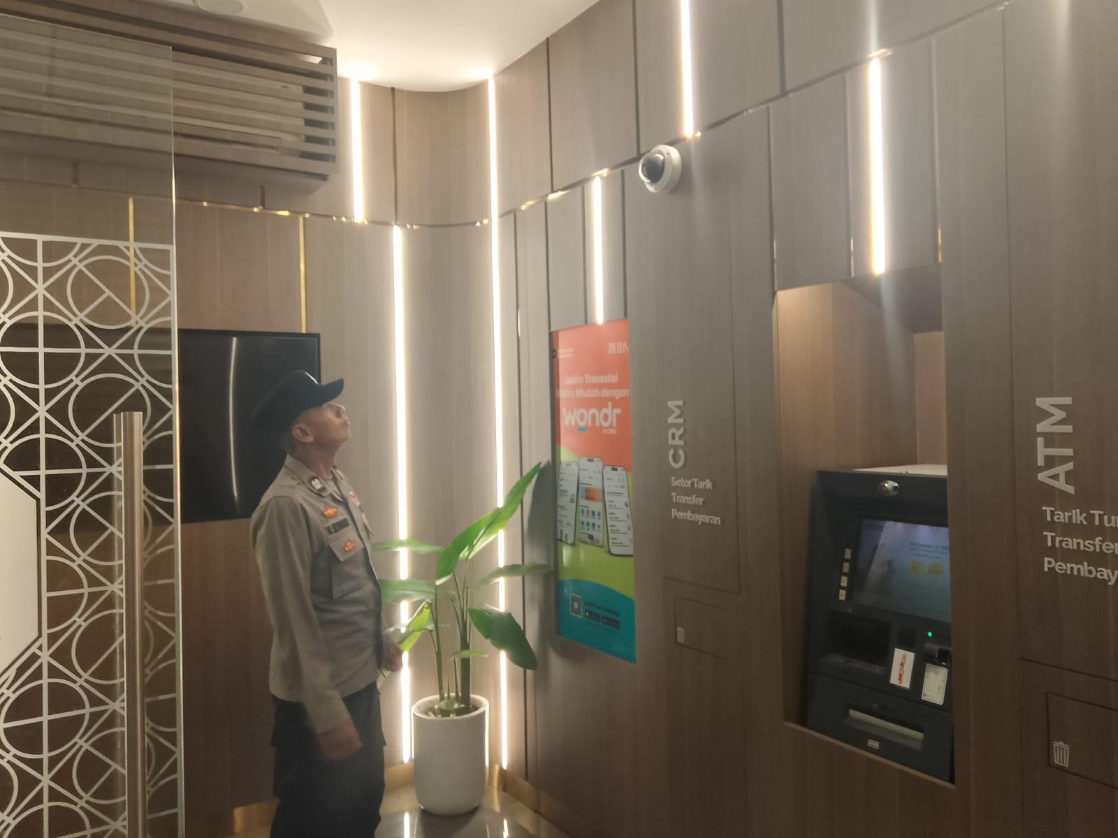 Cegah Gangguan Kamtibmas, Piket Polsek Bulik Patroli ATM