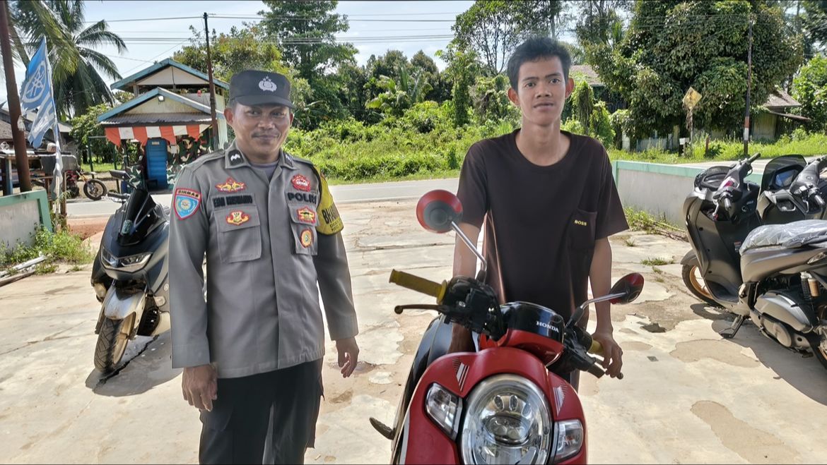 Polsek Katingan Tengah Sambang Kamtibmas