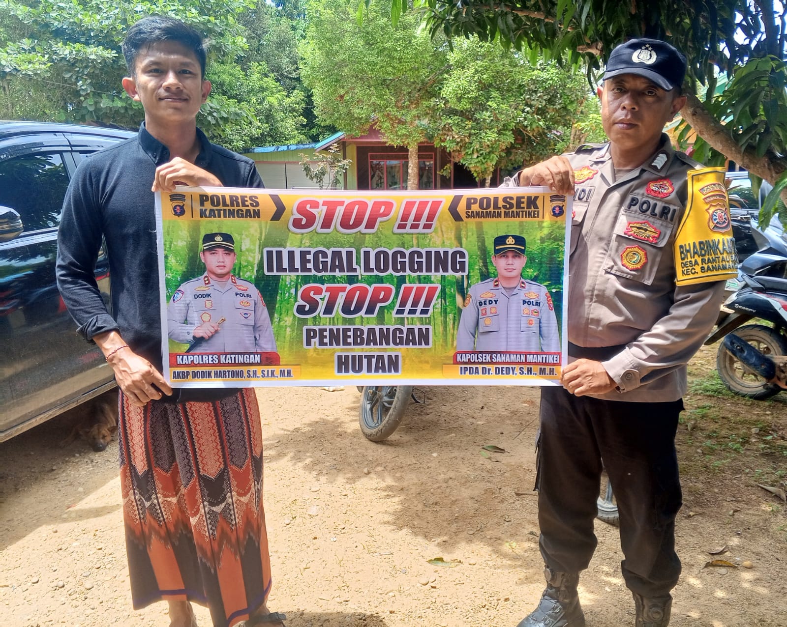 Polsek Marikit Gencarkan Sosialisasi Cegah Ilegal Mining di Wilayah Kecamatan Marikit