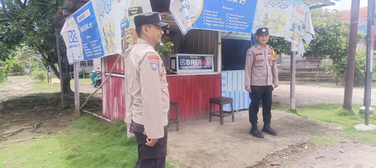 Dengan Patroli Dialogis, Polsek Tewang Sangalang Garing dan Pulau Malan Berikan Rasa Aman Kepada Masyarakat