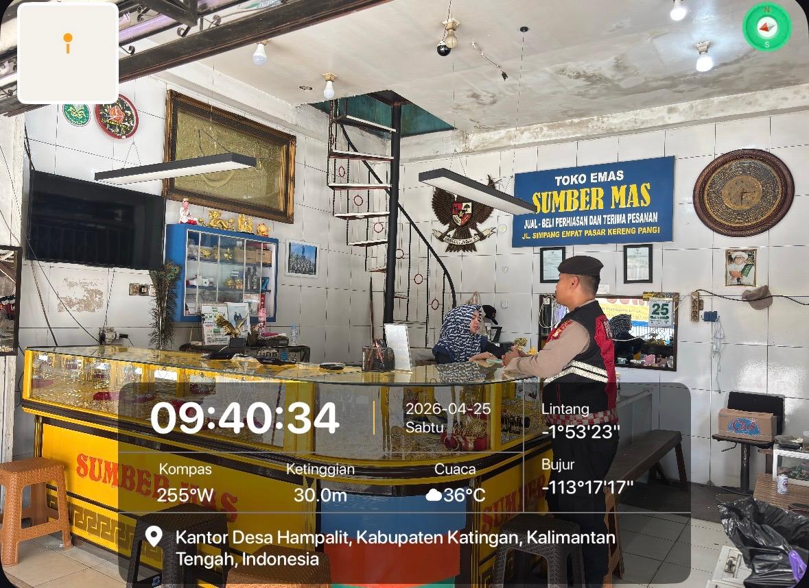 Personel Samapta Laksanakan Patroli Siang, Antisipasi Gangguan Kamtibmas.