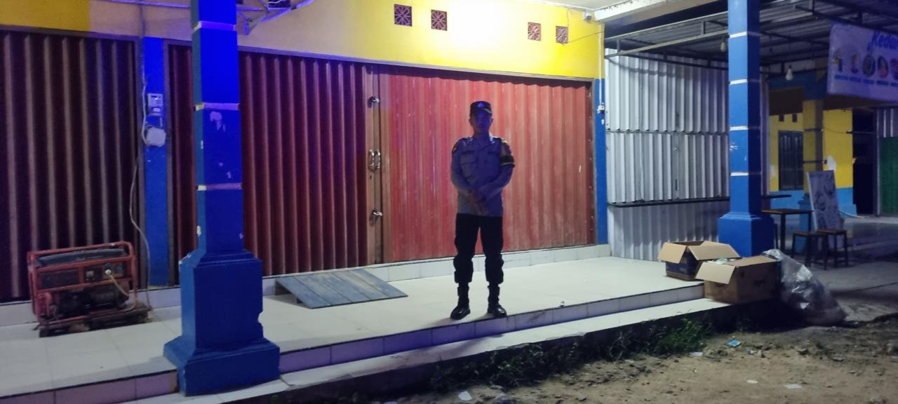 Personil Piket Patroli di Wilkum Polsek Sematu Jaya