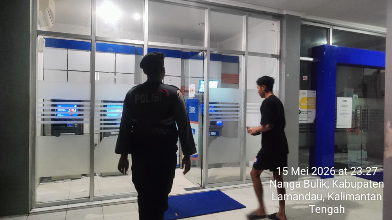 Wujudkan Kamtibmas Aman dan Kondusif, Sat Samapta Polres Lamandau Laksanakan Patroli Malam