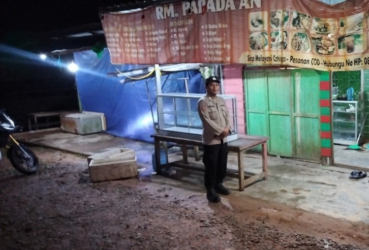 Piket Polsek Patroli kepertokoan diwilkum Polsek Delang