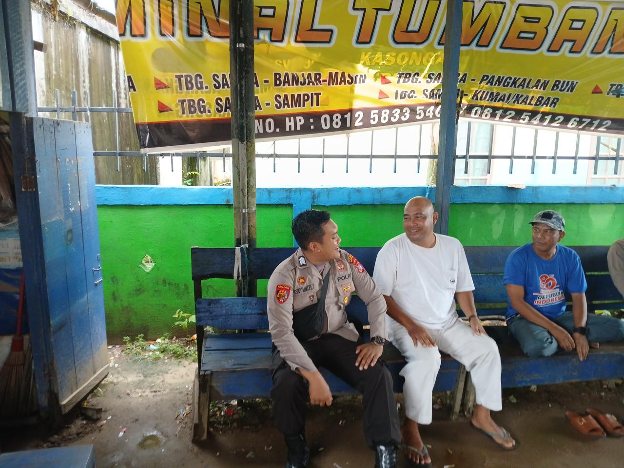 Polsek Katingan Tengah Sambang Kamtibmas