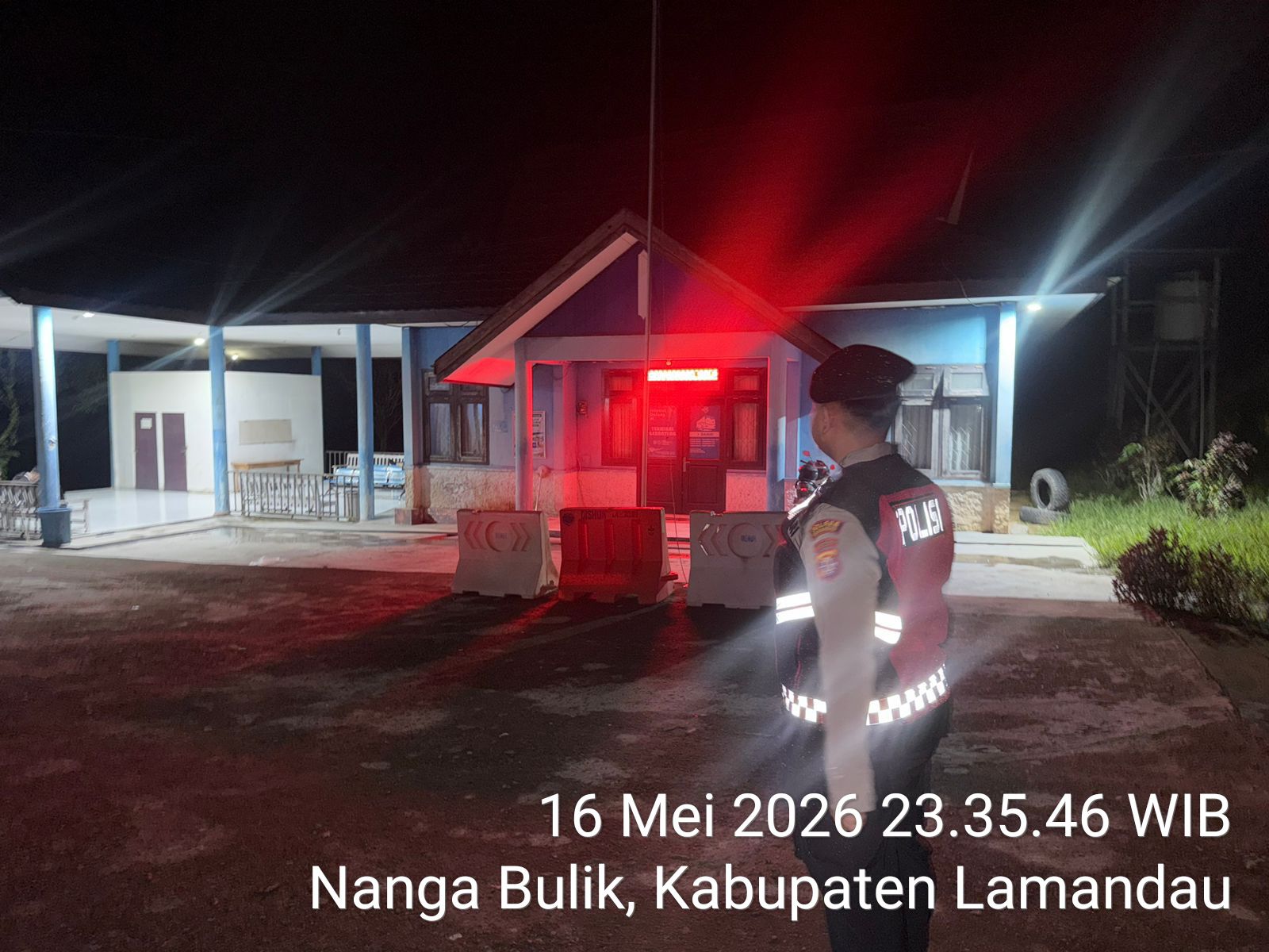 Wujudkan Kamtibmas Aman dan Kondusif, Sat Samapta Polres Lamandau Laksanakan Patroli Malam