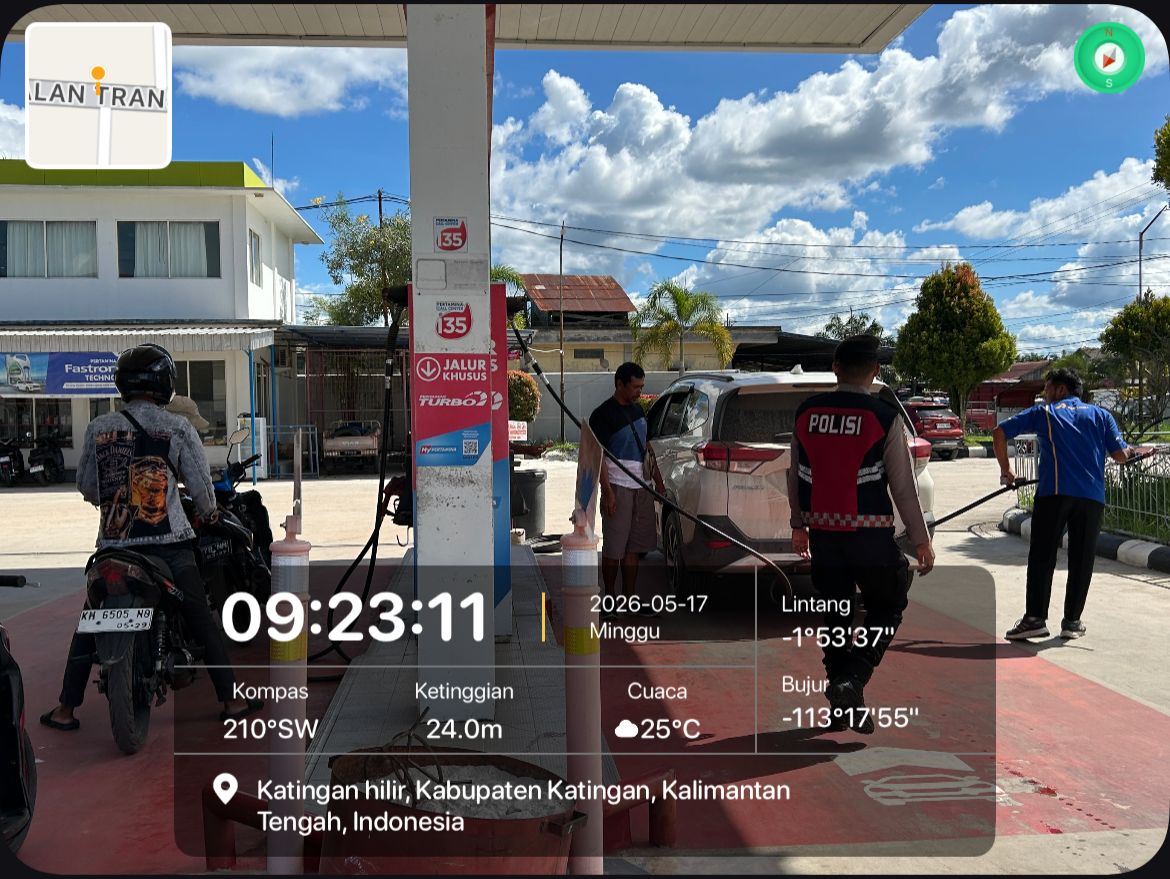 Patroli Pagi, Personel Samapta Polres Katingan Sasar Titik Rawan Tindak Pidana.