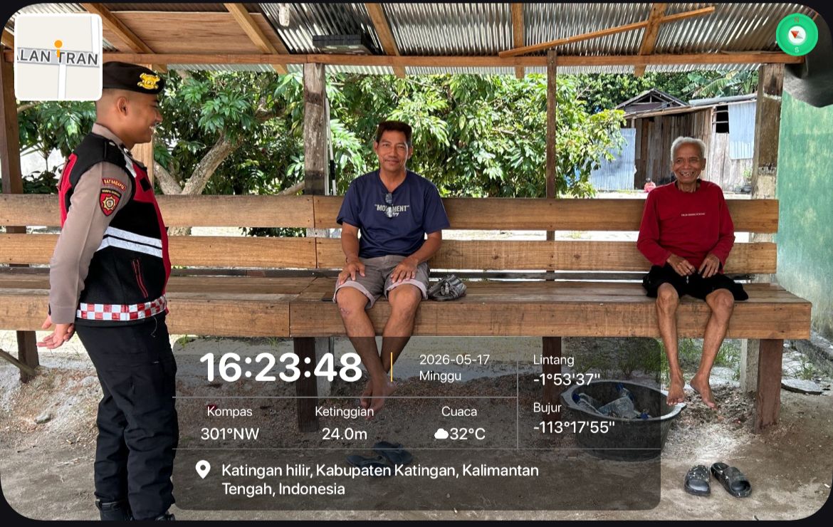 Personel Samapta Laksanakan Patroli Siang, Antisipasi Gangguan Kamtibmas.