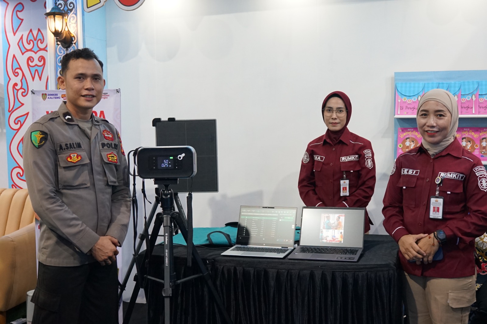 Portable X-Ray Dimanfaatkan di Kalteng Expo 2026, Dinkes dan Rumkit Bhayangkara Kenalkan Teknologi Deteksi Dini TBC kepada Masyarakat