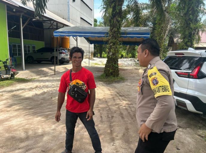 Polsek Katingan Tengah Sambang Kamtibmas