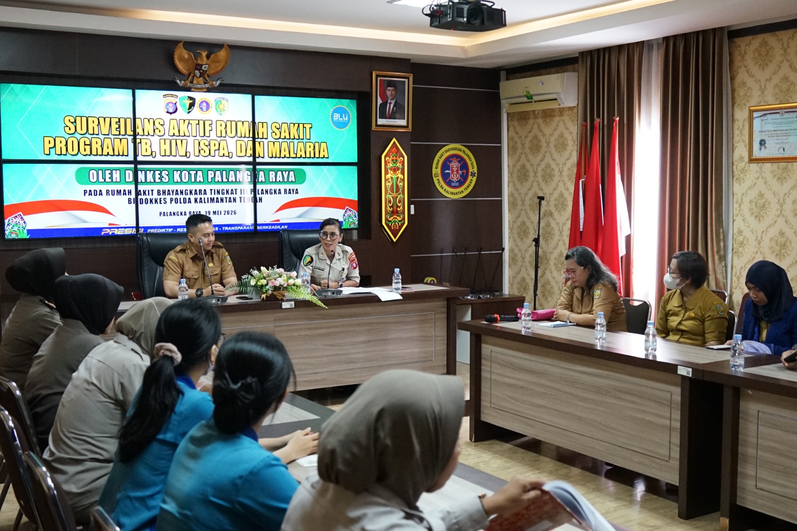 Perkuat Pengendalian Penyakit Menular, Rumkit Bhayangkara Jalani Monitoring dan Surveilans Aktif dari Dinkes