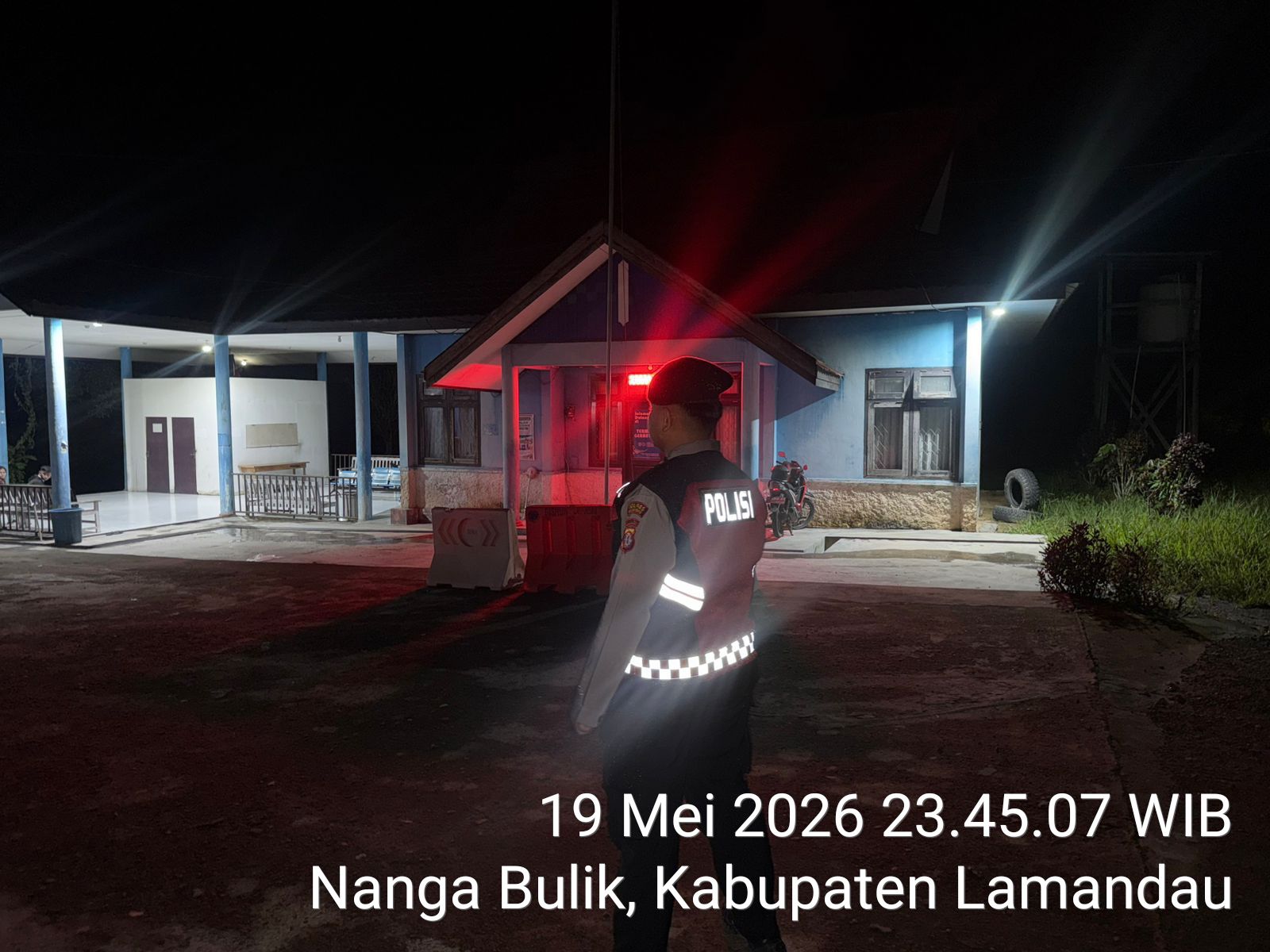 Wujudkan Kamtibmas Aman dan Kondusif, Sat Samapta Polres Lamandau Laksanakan Patroli Malam