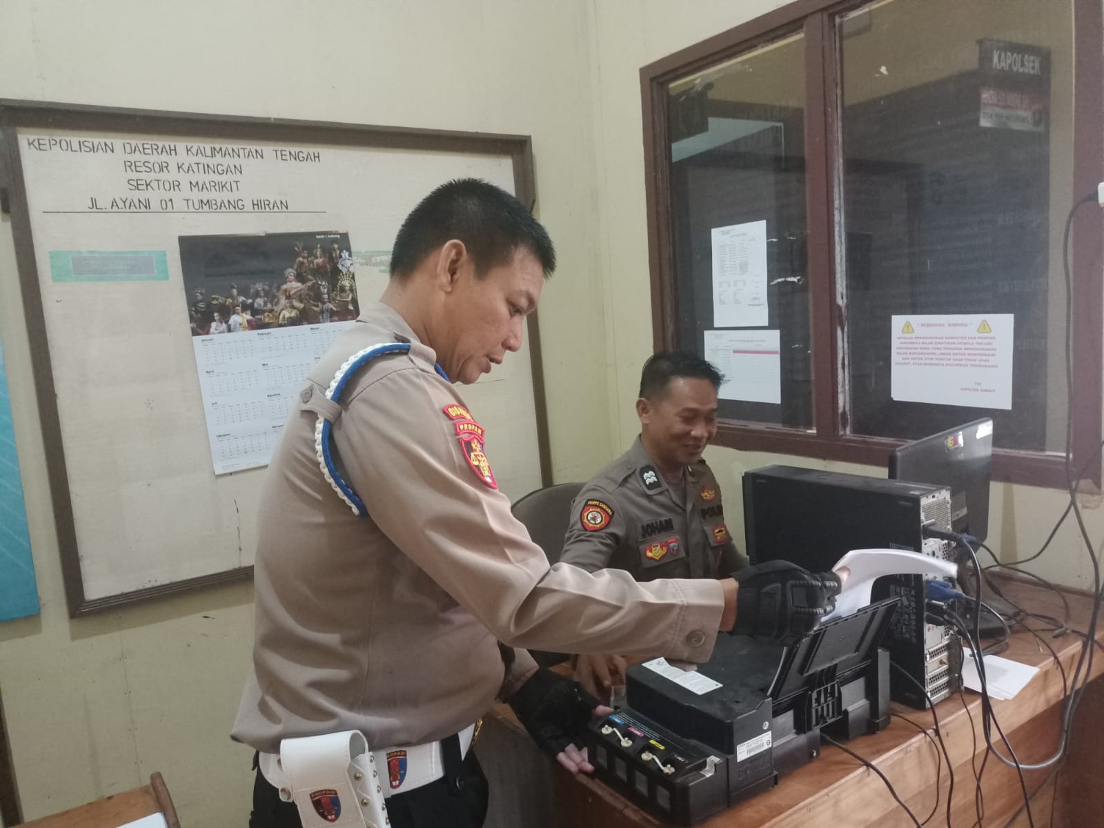 Totalitas Polsek Marikit: Penjagaan mako Bukan Sekadar Rutinitas
