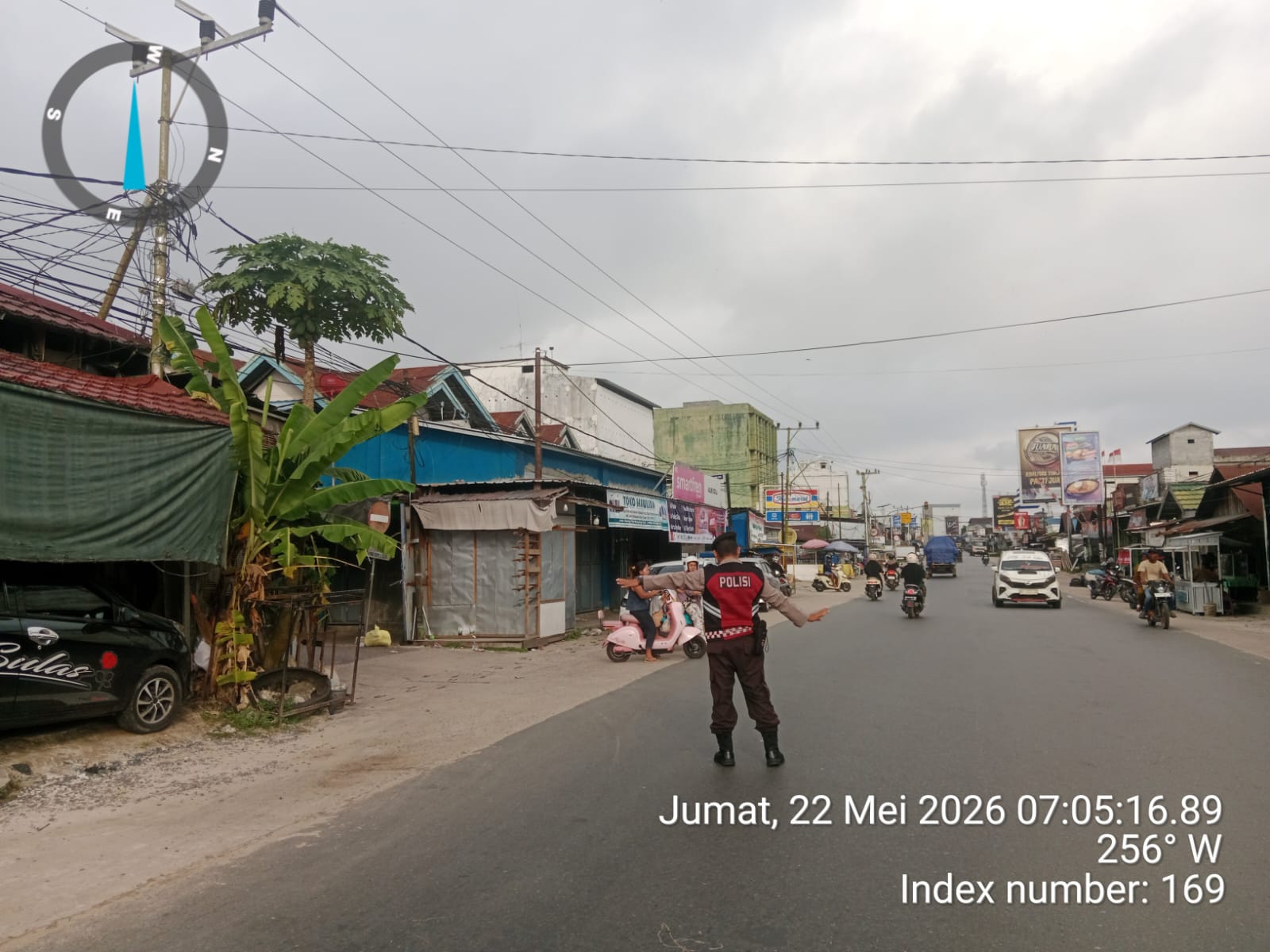 Sat Samapta Polres Katingan Laksanakan Gatur Pagi, Antisipasi Kemacetan dan Ciptakan Kamseltibcar Lantas.