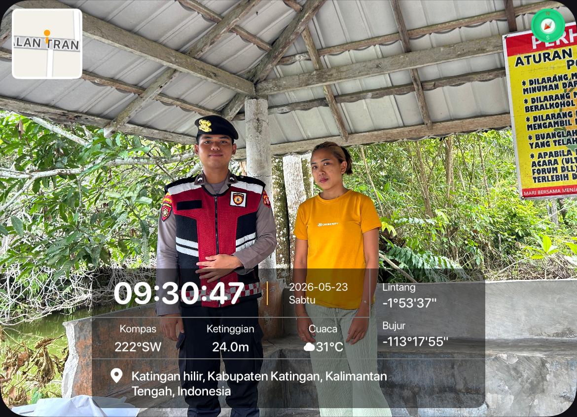 Patroli Pagi, Personel Samapta Polres Katingan Sasar Titik Rawan Tindak Pidana.