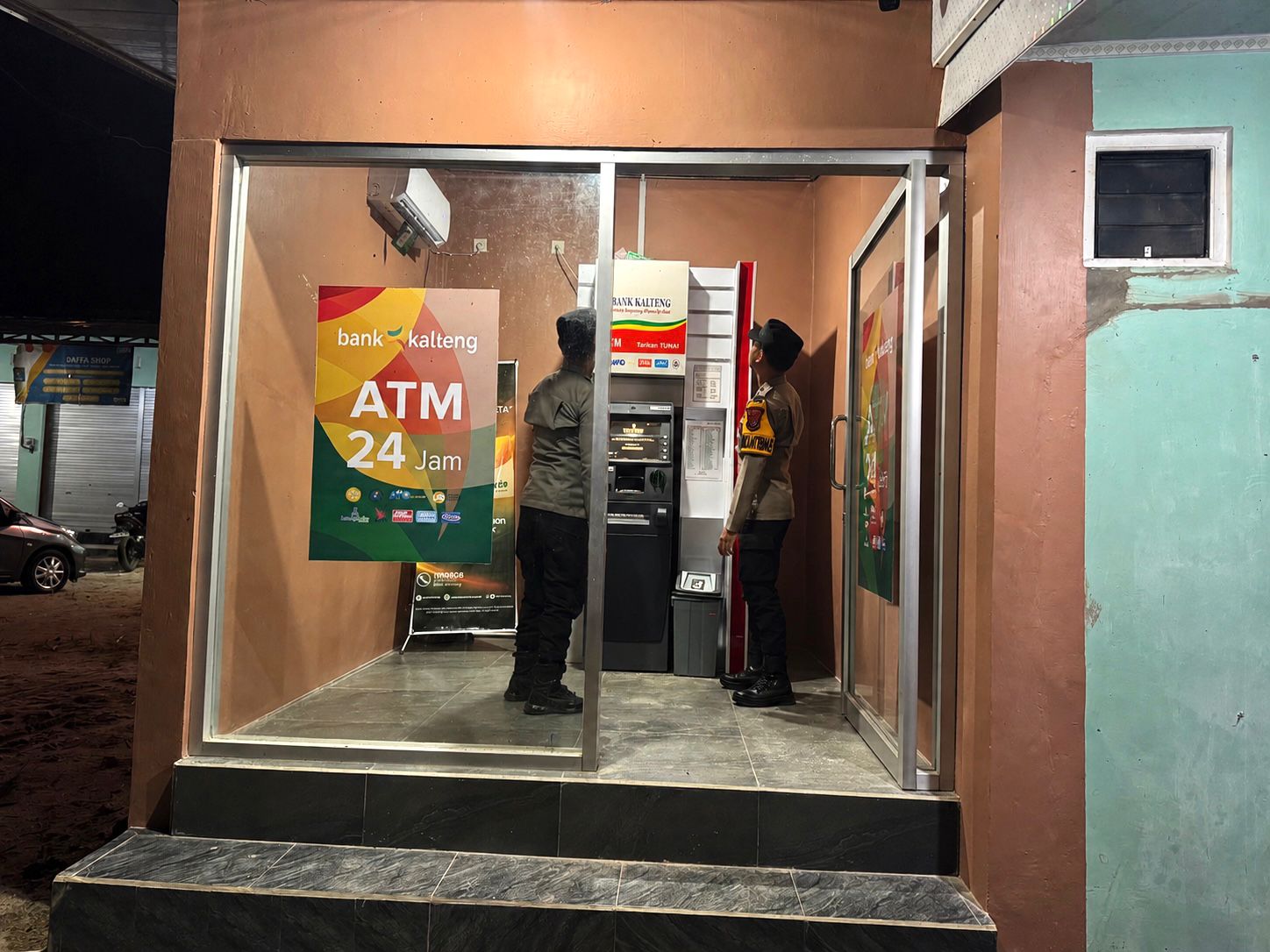 Jaga Kamtibmas, Polsek Tewang Sangalang Garing dan Pulau Malan Tingkatkan Patroli Malam.