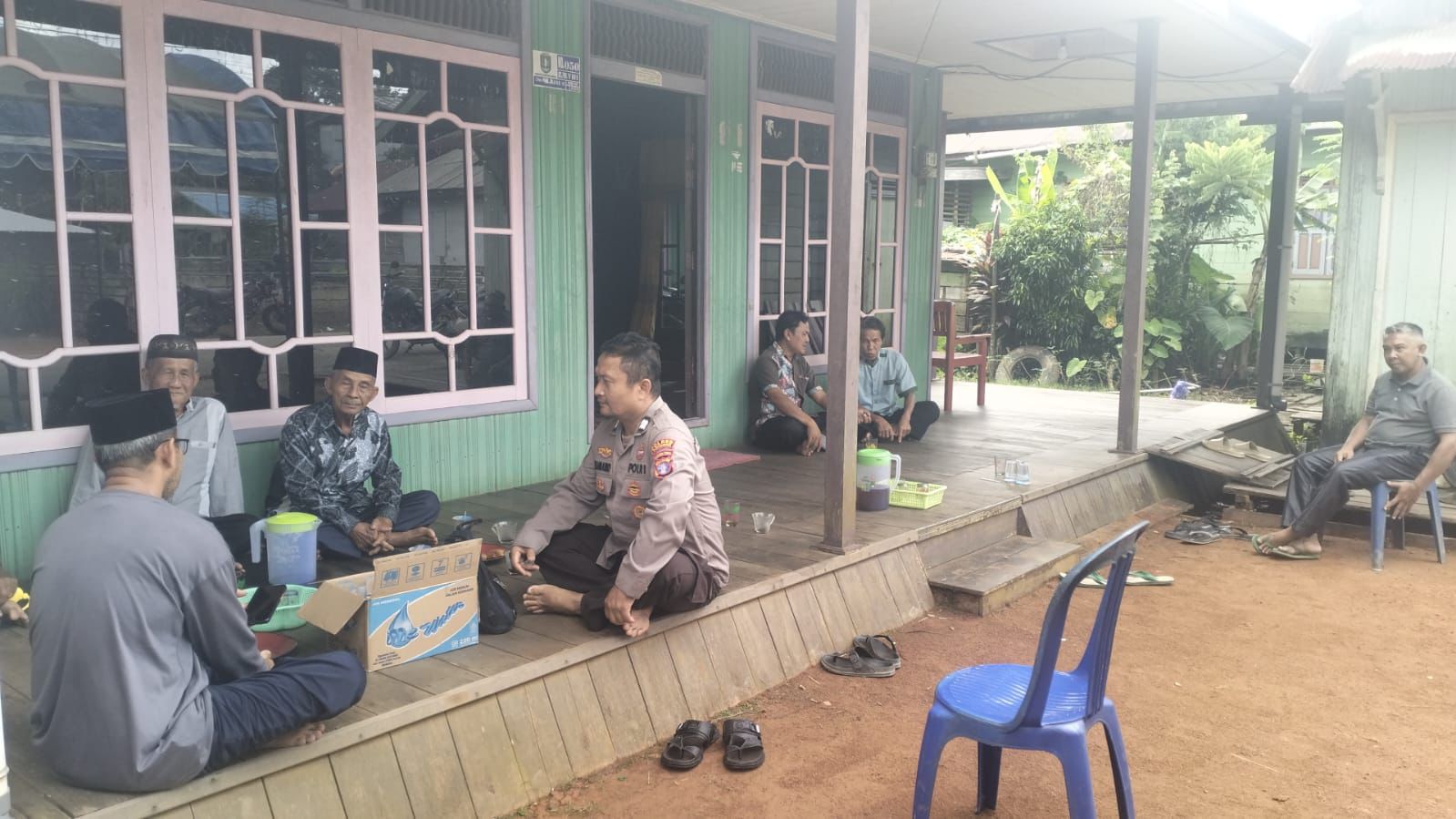 Polsek Katingan Tengah Sambang Kamtibmas