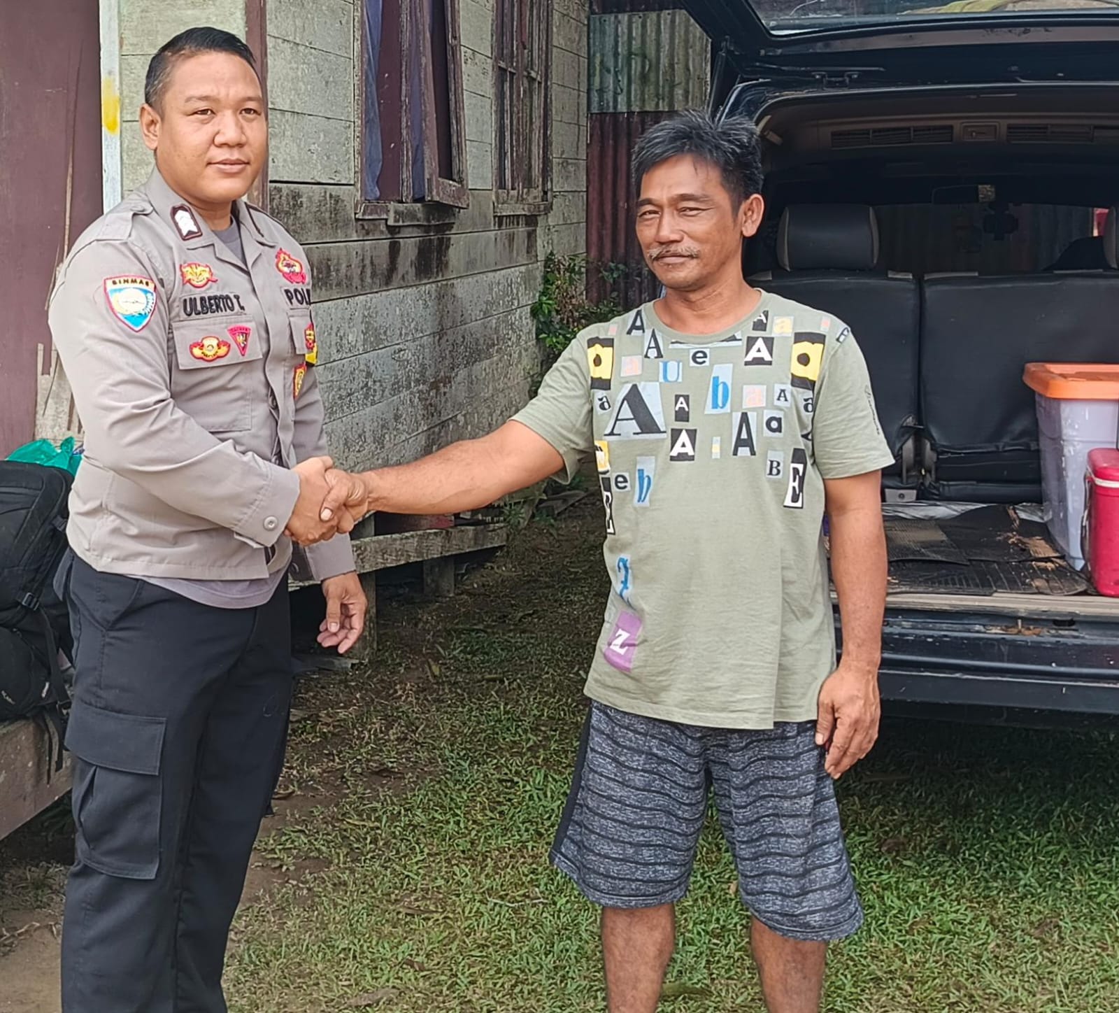 BHABINKAMTIBMAS POLSEK KATINGAN HULU SAMBANGI WARGA.