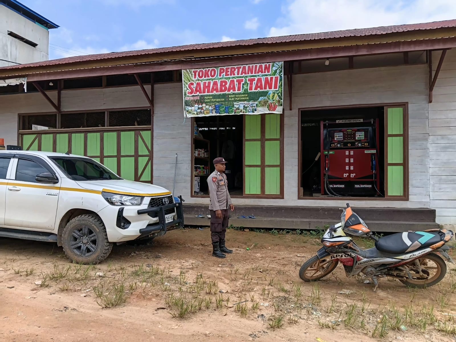 ‎Polsek Marikit menciptakan Kamtibmas Kondusif yang di laksanakan petugas Piket jaga Di Wilayah Kec. Marikit Kab. Katingan.