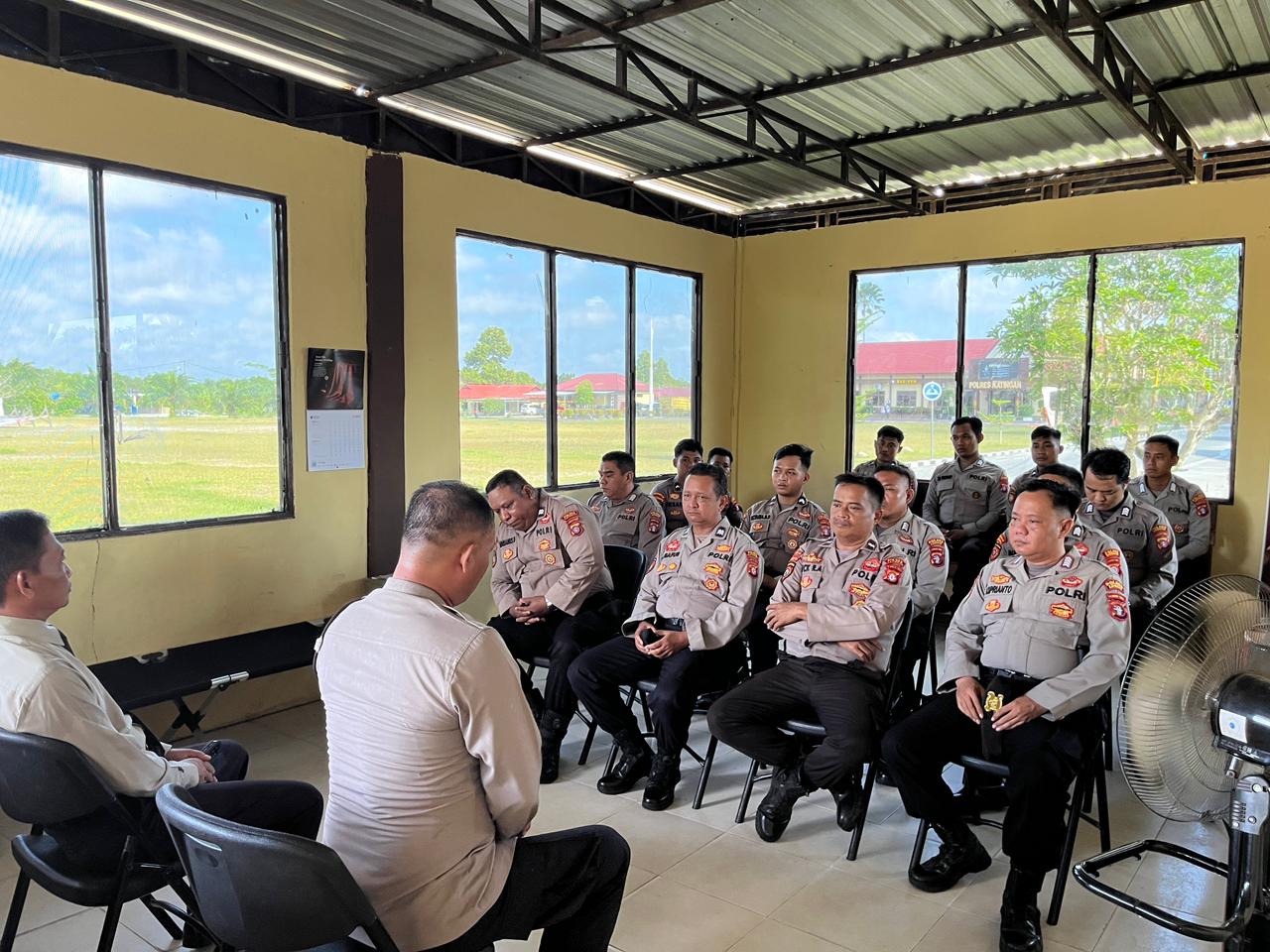 SAT SAMAPTA POLRES KATINGAN LAKSANAKAN GIAT ANEV BULAN JUNI 2026.