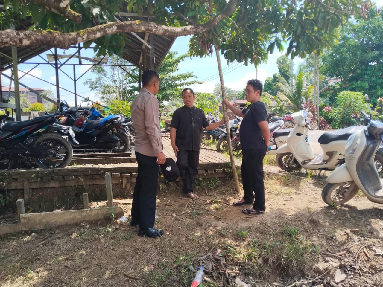Perkuat Kamtibmas, Polsek Katingan Tengah Sambangi Warga