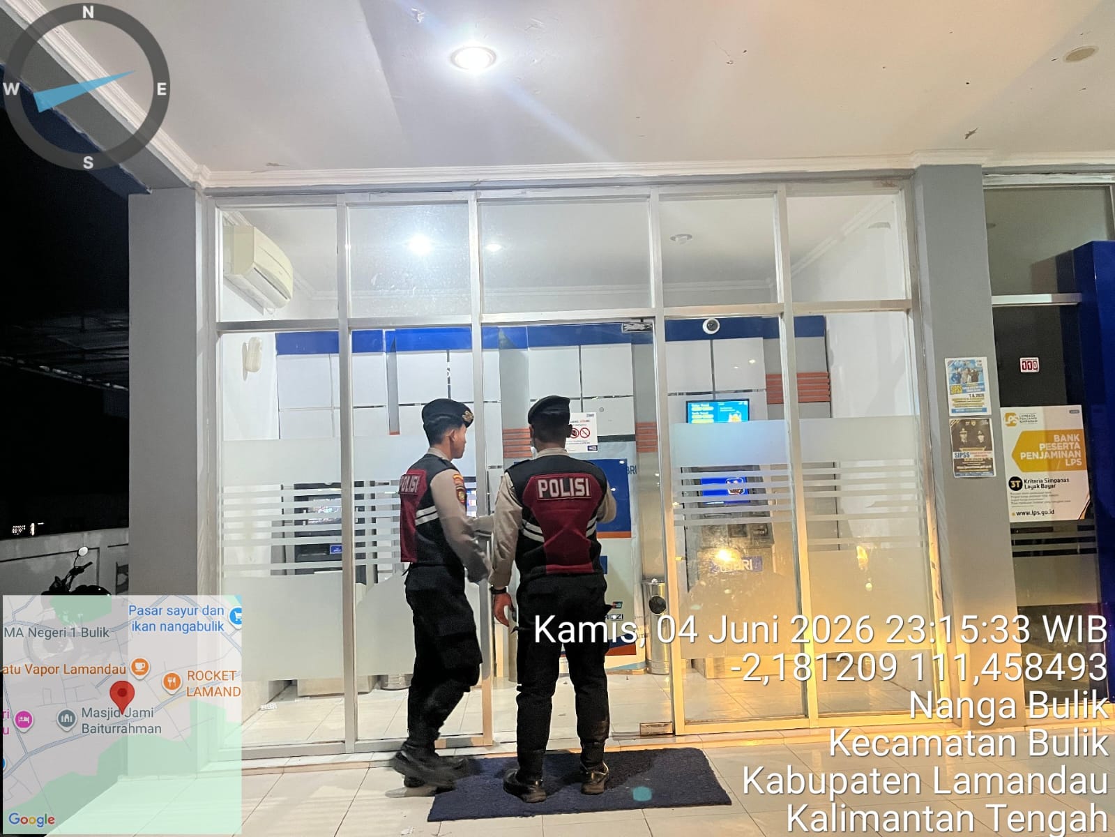 Jaga Keamanan Sektor Perbankan, Sat Samapta Intensifkan Patroli ke Bank