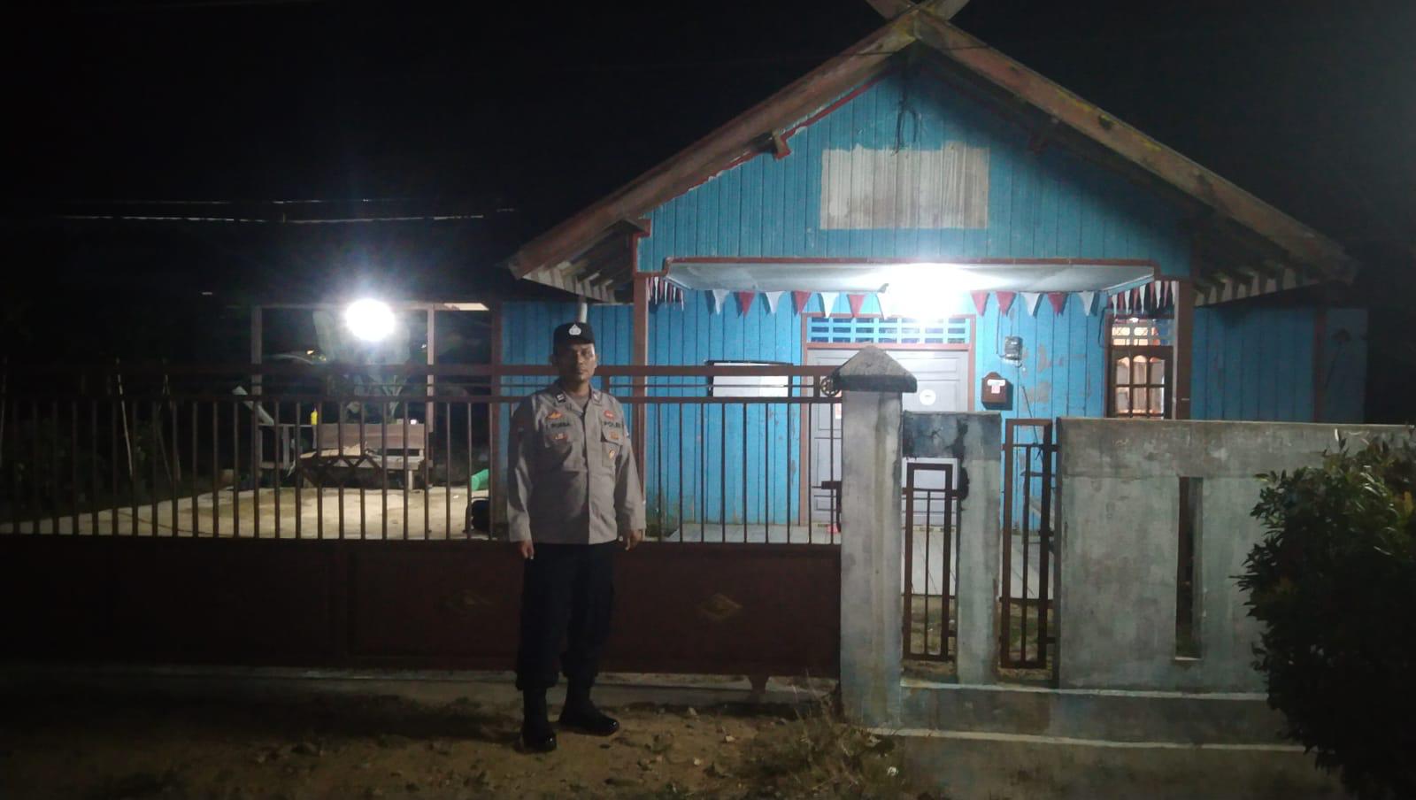 Cek Kondisi Permukiman di Jam Rawan, Polsek Delang Intensifkan Patroli Malam