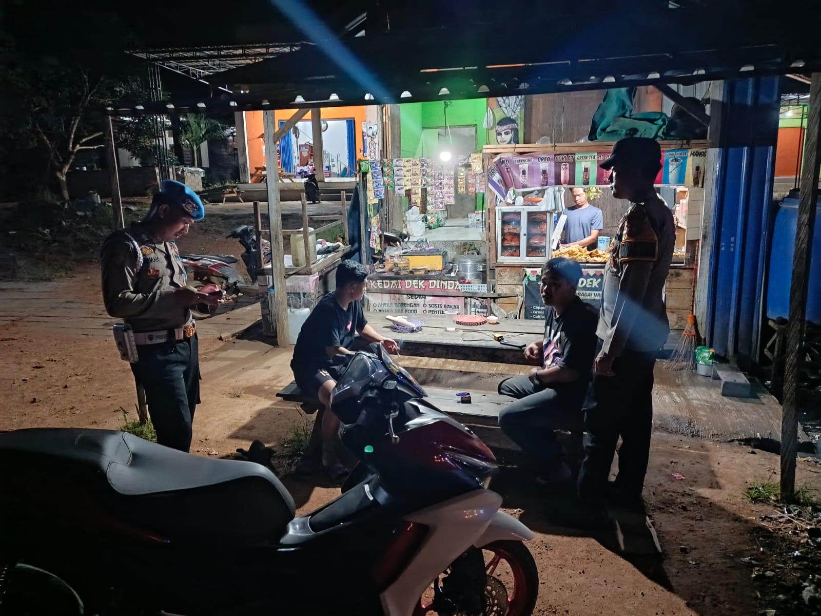 Rangkul Generasi Muda, Polsek Lamandau Sambangi Kelompok Pemuda