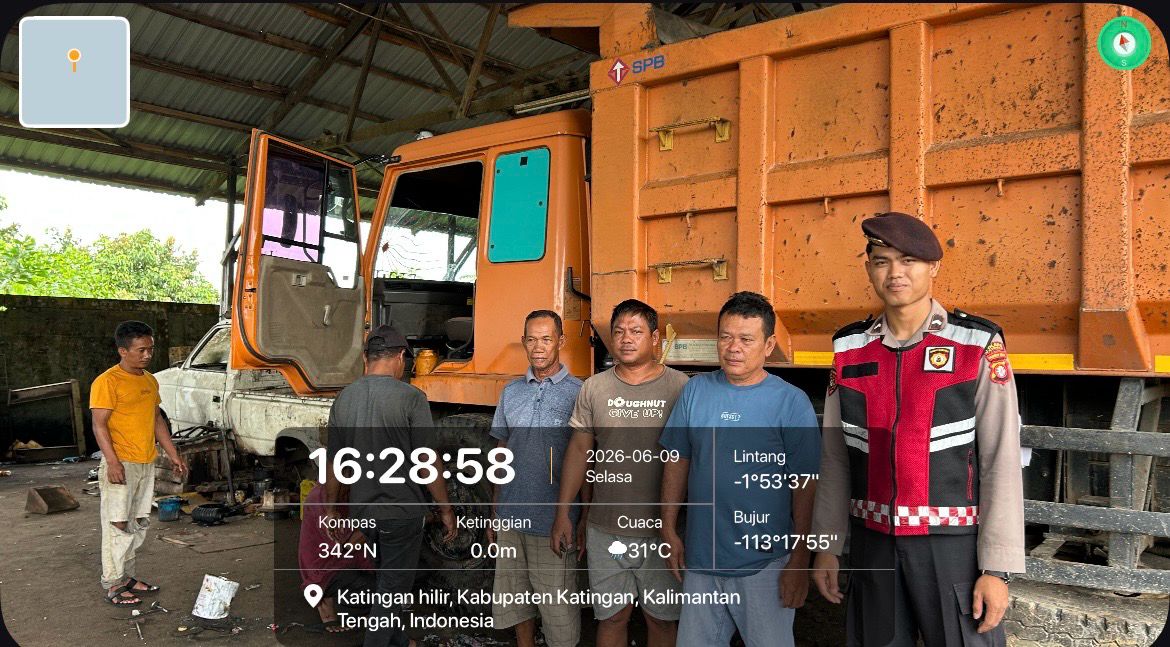 Personel Samapta Laksanakan Patroli Siang, Antisipasi Gangguan Kamtibmas.