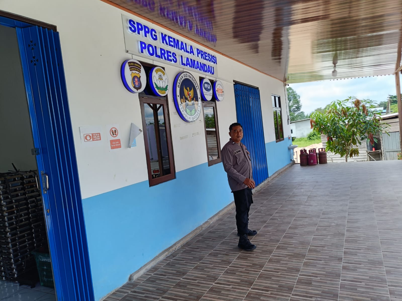 Monitoring SPPG, Polsek Bulik Pastikan Program Berjalan Aman dan Lancar