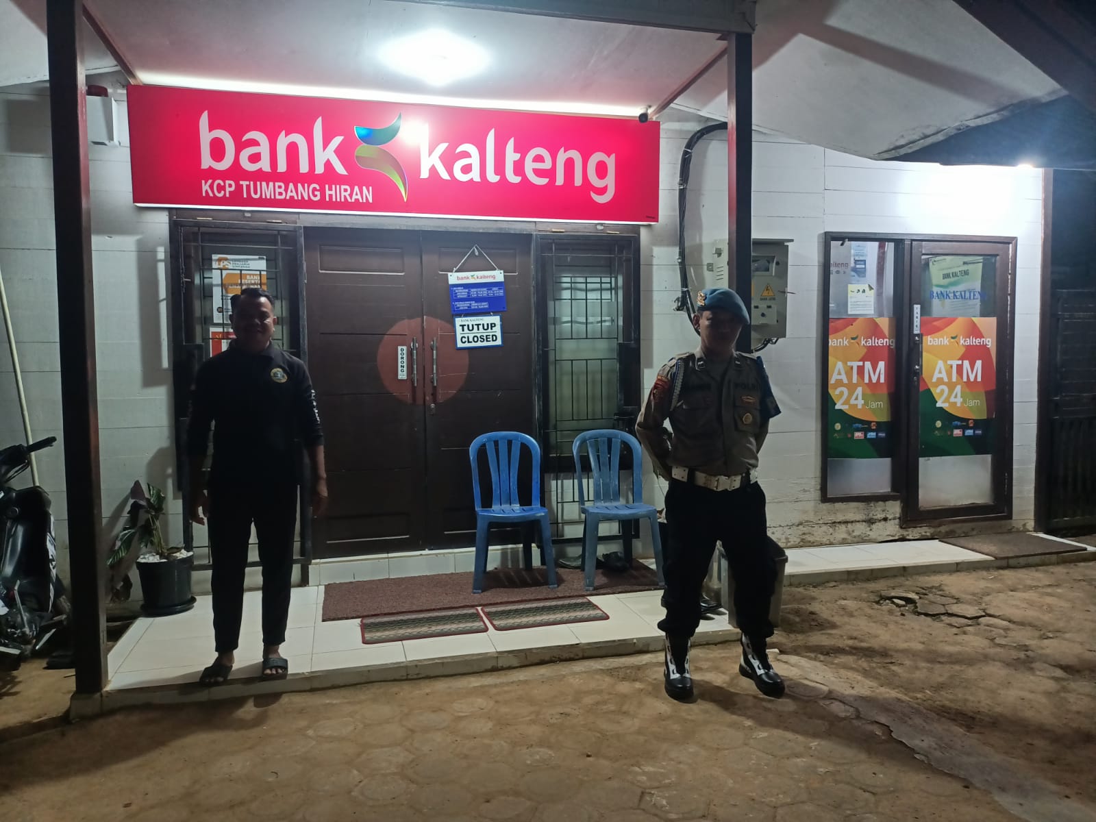 Kondusivitas Dipertahankan Melalui Patroli Malam Polsek Marikit