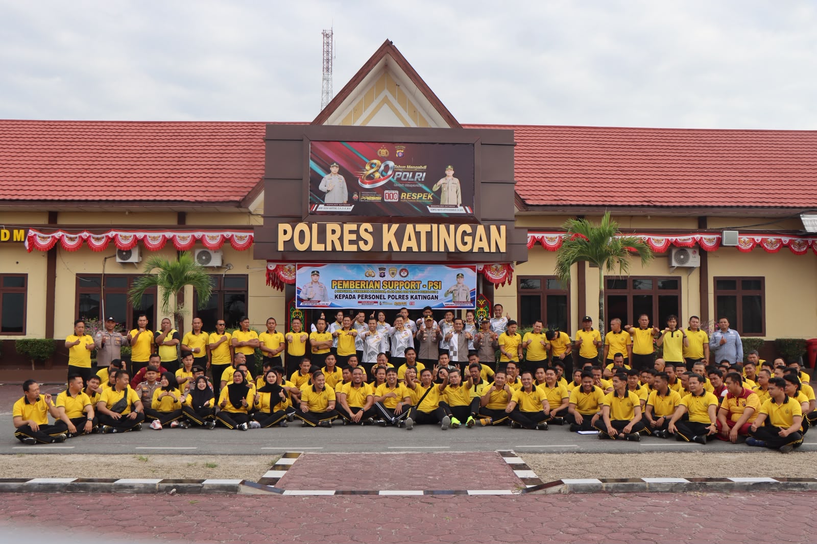 Support-Psi Perkuat Mental dan Kekompakan Personel Polres Katingan
