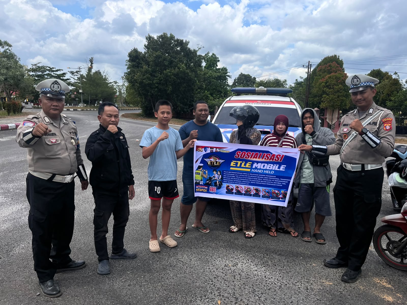 Satlantas Polres Katingan Sosialisasikan ETLE Handheld kepada Masyarakat