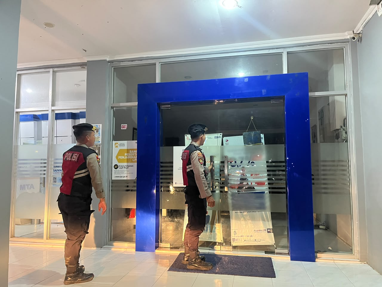 Sat Samapta Polres Lamandau Monitoring ATM dan Perbankan, Jaga Keamanan Transaksi Masyarakat