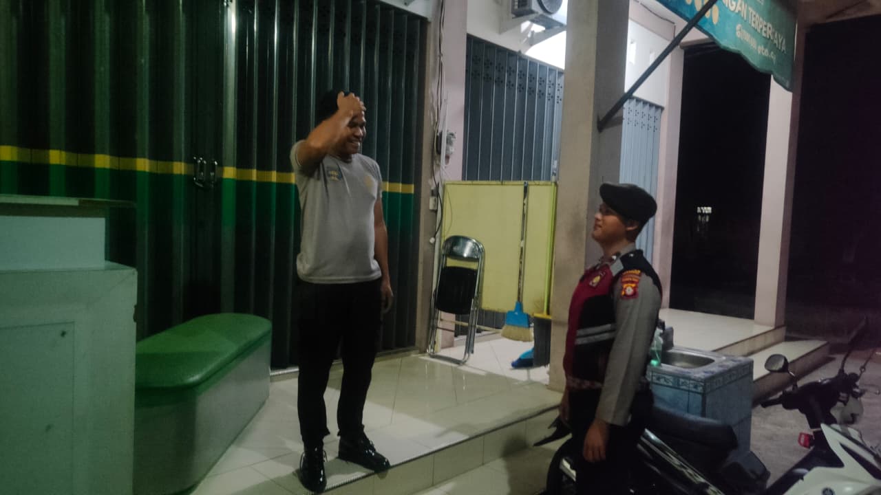 Sat Samapta Polres Lamandau Laksanakan Patroli Dialogis Bersama Masyarakat