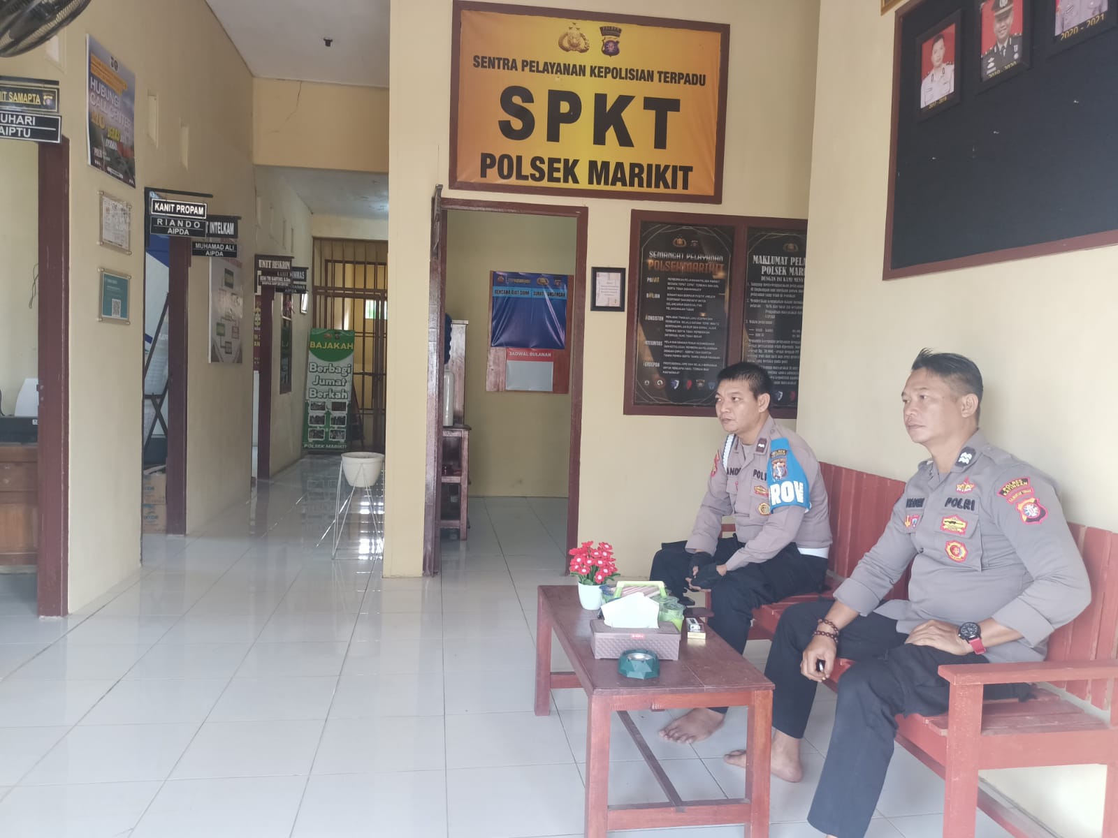 SPKT Polsek Marikit Jadi Pintu Pertama Pelayanan bagi Setiap Laporan Warga