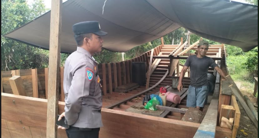 Polsek Katingan Tengah Sambang Kamtibmas
