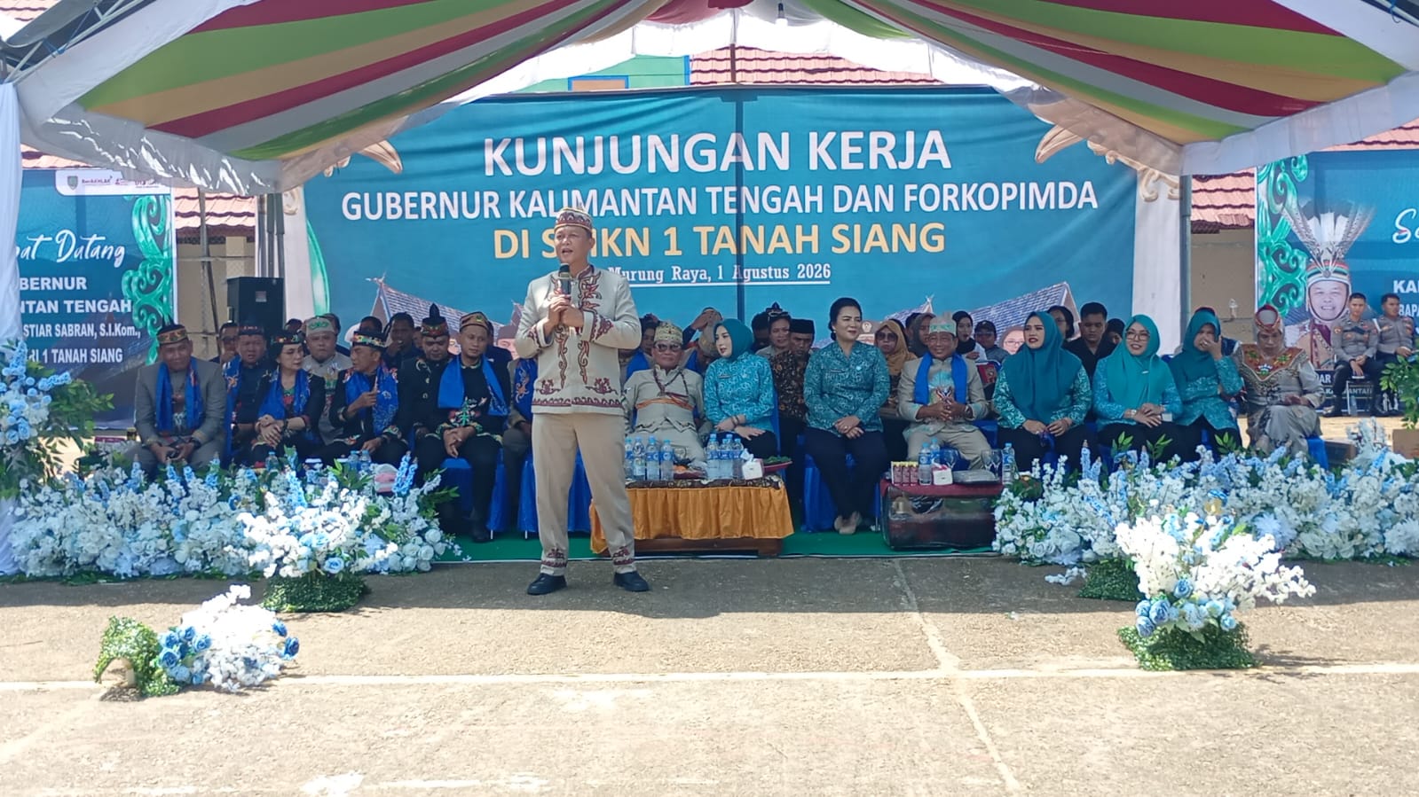 Kapolda Kalteng Motivasi Siswa SMKN 1 Tanah Siang Mura, Ajak Giat Belajar dan Jauhi Narkoba