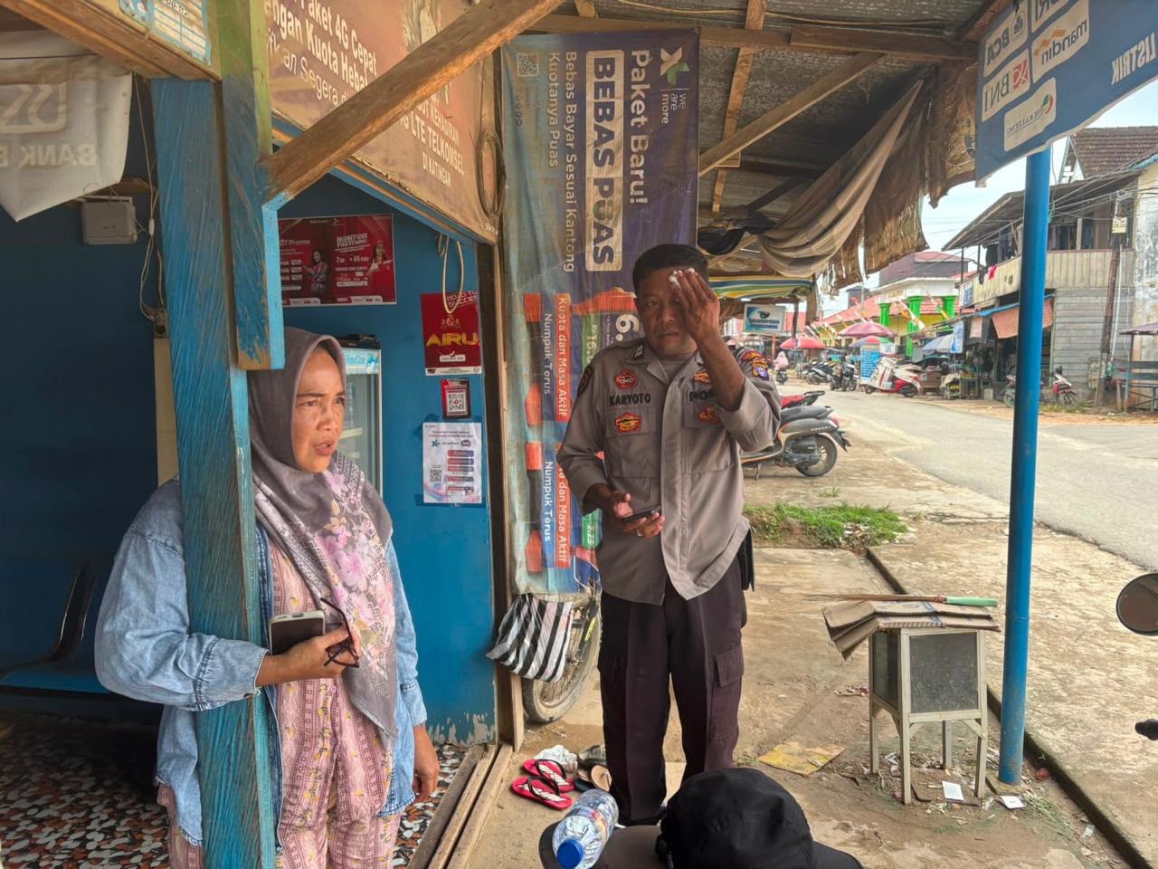 Polsek Katingan Tengah Sambang Kamtibmas
