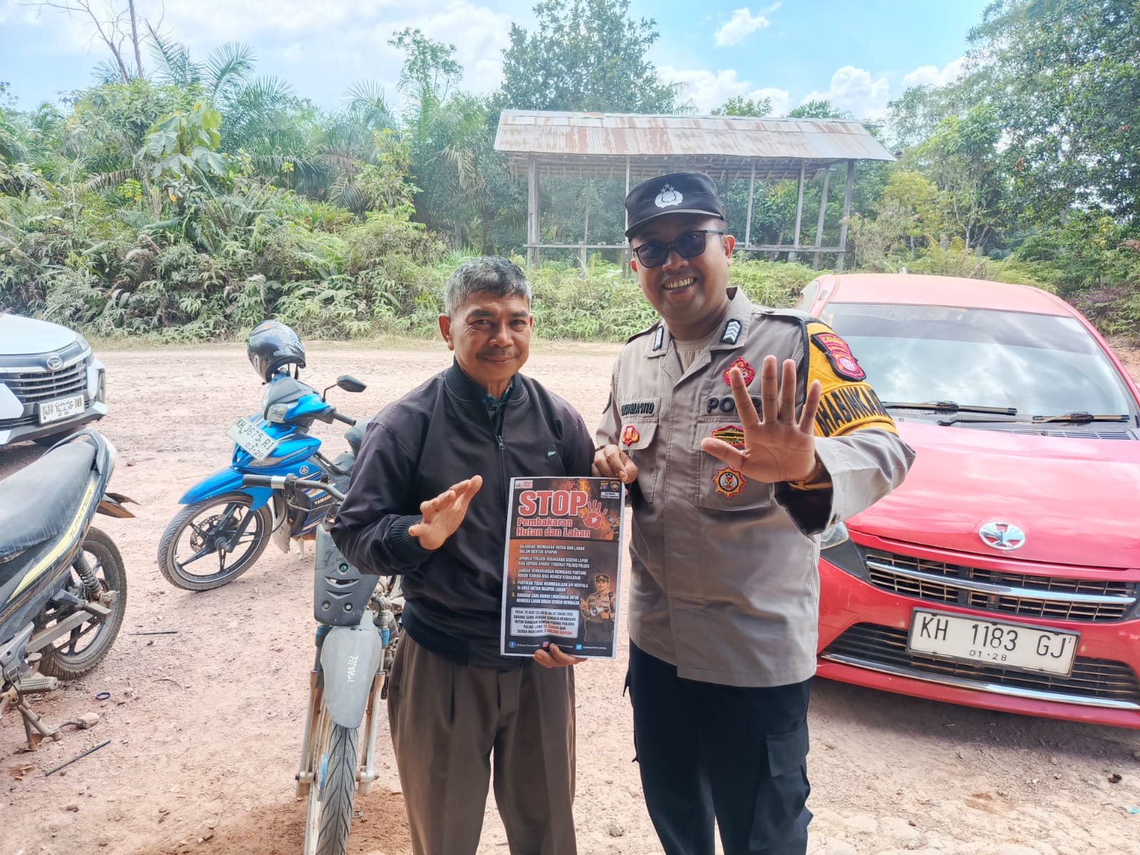 Polsek Lamandau Gencarkan Sosialisasi Karhutla, Tingkatkan Kesadaran Warga Desa Tangga Batu