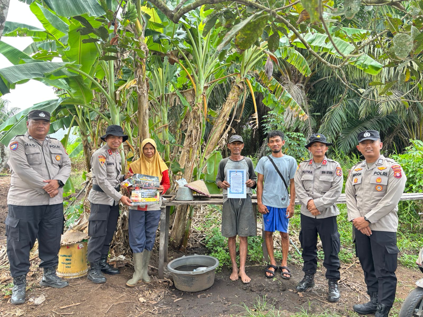 Satgas Edukasi SIP Lemdiklat Polri Perkuat Kesadaran Warga Sukamara Cegah Karhutla